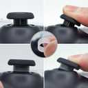 3 x 30 Pieces Controller Thumb Grips for PS5/4,Controller Thumb Caps for Xbox,Joystick Stick Grip for Switch1/2 Pro Controller,Precision Rings&Thumb caps Set(Red&Blue&Green) A&D