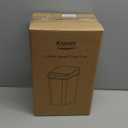 3 Pack Automatic Small Bathroom Can with Lid - 2.5 Gallon Touchless Garbage Can, Motion Sensor Smart Bin, Slim Dog Proof Trashcan, Waterproof Plastic Wastebasket for Bedroom Office Kitchen (Black/White/Grey)