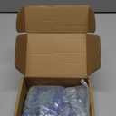 Jetec Sea Glass for Crafts Pieces Decor 25 oz Flat Frosted Sea Glass Vase Filler Crushed for Beach Wedding Party Decor Home Aquarium DIY Craft Supplies(Blue, White, Green)