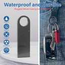 5 Pack 4GB USB Flash Drive with Keychains, Wooolken Sleek Metal USB 2.0 Thumb Drives Memory Stick for PC Laptop Computer