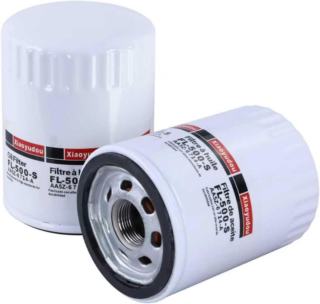 Engine Oil Filter Fit for 2011-2024 Ford F150 Explorer Mustang Expedition Flex Fsion Transit Fusion and Chevrolet, GMC, Dodge, Lincoln, and Other Brand Replace# FL500S AA5Z-6714-A AA5Z6714A (12 Pack)