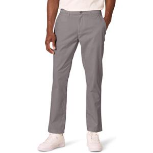 Essentials Men's Athletic-Fit Chino Pants, Grey, 29W x 28L