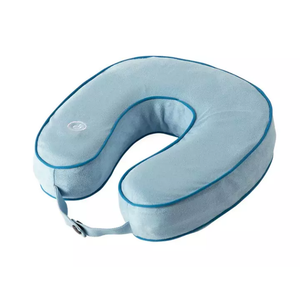 HoMedics Mobile Comfort Memory-Foam Vibrating Neck Pillow, Blue