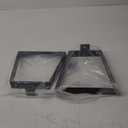 10 Inch Trapezoid Table Legs Black, DIY Furniture Metal Legs for Coffee Table, Bench Stool Cabinet Furniture Feet - Set of 2