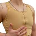 Wonababi Chest Binder Corsets, Sports Trans Binder with Zipper Binder FTM Breast (M)