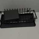 Over The Sink Colander Sink Dish Rack Storage Rack Multipurpose Easy to Clean Extendable Drain Basket for Kitchen Countertop