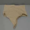 SIMIYA Thong Shapewear Tummy Control for Women High Waist Stay-Put Body Shaper Underwear Girdle Compression Shapewear Thong size L