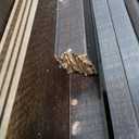 Garvee 5 Drawer Dresser for Bedroom Wooden Chest of Drawers Fluted Storage Organizer for Living Room Hallway Entryway -Walnut