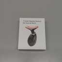 Red Light Therapy for Face and Neck, 7 Color Light Based Face Massager Tool, Portable Skin Care Tool for Firming, Tightening and Lifting (Glossy Black)