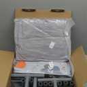 74" 50" Large Baby Playpen, Baby Playard for Babies and Toddlers, Play Pens for Indoor & Outdoor, Sturdy Safety Play Yard with Soft Breathable Mesh, Anti-Fall, Grey (with MAT)