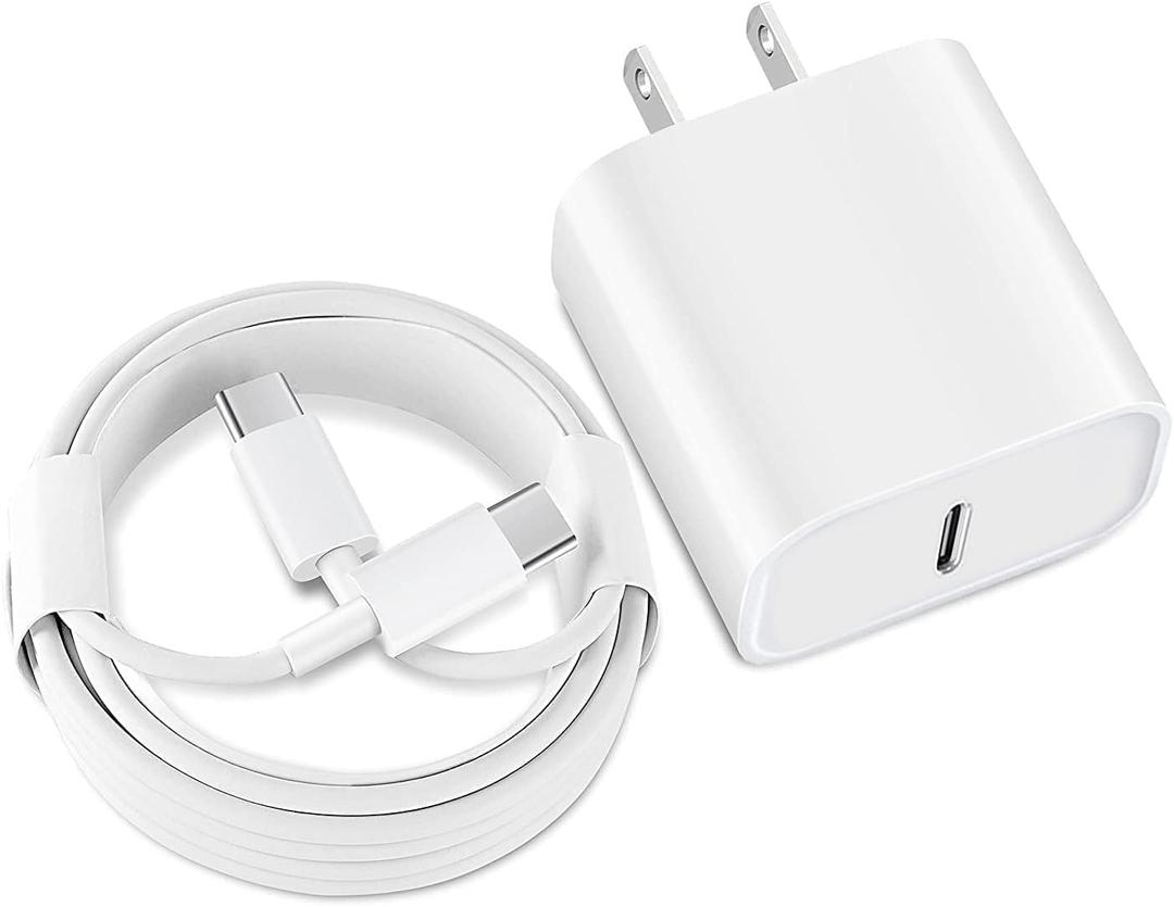 iPad Fast Charger,iPad Charger Fast Charging USB C Wall Chargers Block Plug Type C 6FT USB C to C Charging Cable Cord for iPad Pro 13/12.9/11 inch,iPad Air 6/5/4/M3/M2/A16,iPad Mini 6/7th,iPad 10/11th