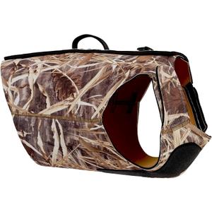 AUSCAMOTEK Neoprene Dog Vest for Duck Hunting - Insulated Camouflage Vest for Waterfowl Retriever (XXL)