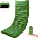 Camping Sleeping Pad, Extra Thickness 4.7 Inch Inflatable Sleeping Mat Ultralight Waterproof Camping Mat with Built in Pump Air Mattress for Backpacking, Hiking, Tent, Travel