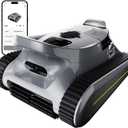 Cordless Robotic Pool Cleaner -Pool Vacuum 180W Brushless Motor, 45,000Pa Suction, Wall Climbing, Sonar Navigation, 3 Modes Automatic Pool Robot for Inground & Above-Ground Pools Up to 2150 Sq. Ft. (Gray)