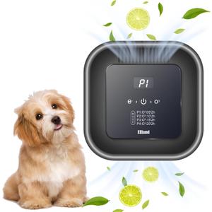 Cat Litter Deodorizer 99% Pets Poof Odor Eliminator Ozone Odor Eliminator for Strong Odor Portable Air Purifier for Pets Toilet Wardrobe Cabinet Shoe Garage Room Black