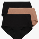 Hanes womens Comfort, Period. Underwear, Bikini Period Underwear, Super Leaks Period Underwear, 3-pack, Size 7/L