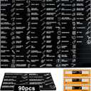 90 PCS Magnetic Toolbox Labels – 3.5"x1" Large Tool Box Stickers,Strong Magnets for Tools Chest Drawer Organization – Fits U.S. General Tool Box Accessories & All Steel Tools Cabinets