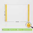 Small Glass Cutting Board(8x12 inch),Clear Tempered Glass Cutting board for Kitchen,Silicone Grip, Non-Slip, Heat-Resistant,Dishwasher Safe