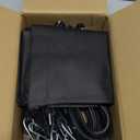 KJE 20Pack 21" Rubber Bungee Cords with S Hooks - Quality EPDM, Heavy Duty Black Bungee Straps, Ideal for Outdoor Tie Downs, Securing Tarps, Canvases, Cargo in Cold Hot Climates