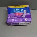 Always Discreet Adult Incontinence Pads for Women, Drier, 6 Drop Long Length, Extra Heavy Absorbency, Pads for Bladder Control Management, Bladder Leaks, & Postpartum Pads, 45ct