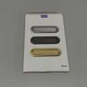 5 Pack Stick on Handle 4 inch Adhesive Handles Gray barn Door Finger pulls for Window Modern Self Adhesive Closet Drawer pulls Adhesive Sliding Shower Glass Door pulls Balcony