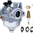 Carburetor for Honda GCV170 GCV170LA HRN216 Lawn Mower 16100-Z9L-811 with Spark Plug Gasket Carb Tune Up Kit