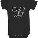 Disney Mickey Mouse Infant Astrology Monthly Milestone Onesie, 24M