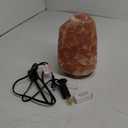 10-12 Inches Tall- Extra Large,11-15 lbs, 100% Authentic Natural Himalayan Pink Salt Lamp, Hand Crafted Wooden Base, Bulb Replacement Included