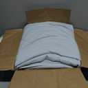 Cozy Bliss Cooling Comforter Twin Size, Cooling Blankets for Hot Sleepers and Night Sweats, Blue Summer Comforter for Twin Size Bed, Breathable Soft Lightweight Silk Smooth (Twin(60"*90"))