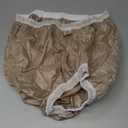Incontinence Leak-Protection, Washable Pull-On Cover Pant, Advanced Duralite-Cool-Lightweight-Durable- Kleinert's (Beige, Large)