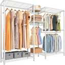 Vipek Wire Garment Rack Heavy Duty Clothes Rack for Hanging Clothes, Metal Clothing Rack Freestanding Closet Wardrobe Rack