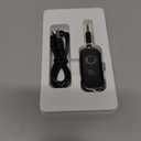 Bluetooth 5.2 Audio Transmitter Receiver for TV, Bluetooth Transmitter for Headphones, 2 BT Devices Connections, 3.5mm Jack Aux Airplane Headphone Adapter for Car/Home Stereo, Black