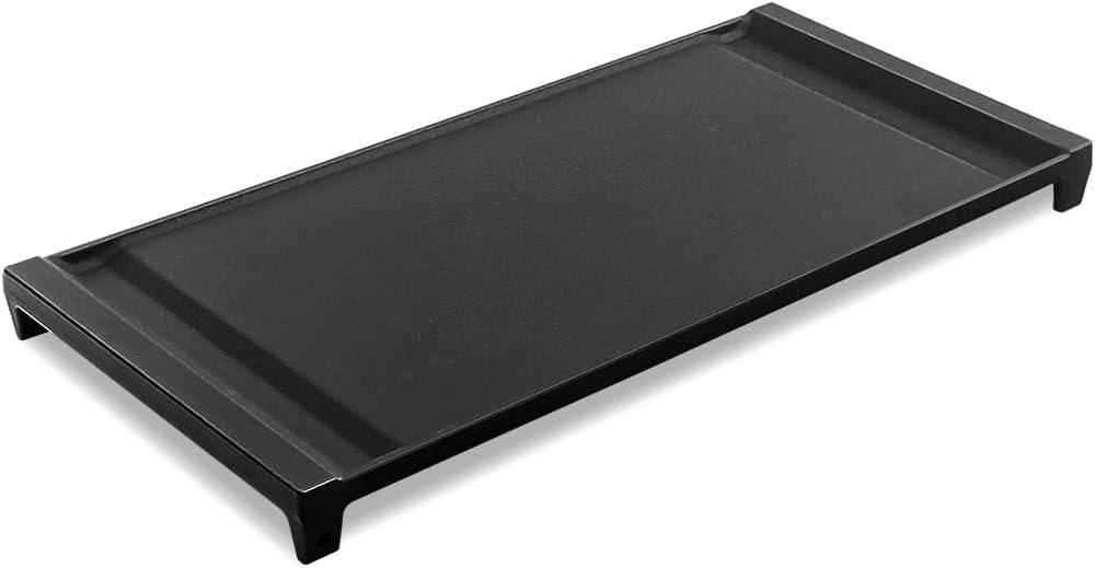 Upgraded WB31X24738 Griddle Replacement for GE Gas Stove, WB31X24998 Cast Iron Center Pan for Gas Range Parts Stove Top Pan Griddle Cooktop