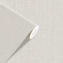 Yancorp 10ft Textured Fabric Cream Wallpaper Faux Grasscloth Beige Peel and Stick Self-Adhesive Linen Removable Wall Paper Cabinets Counter Top Liners (16" x 120")