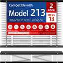 2 Pack, 213 Replacement Filter, Compatible with AprilAire 213 Whole House Air Purifiers Models,1210,1620,2210,2216,3210,4200,MERV 13 HVAC Furnace Filter Replacement,20x25x4inch Air Filter