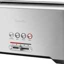 Breville BTA730XL Stainless Steel Long Slot Toaster"The Bit More" 4-Slice Toast