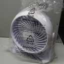 Honeywell TurboForce Air Circulator, Small Tabletop Fan, Quiet Personal Fan for Home or Office, 3 Speeds, 90 Degree Pivoting Head, White, HT-904