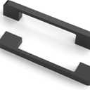 Pack of 10 5"(128mm) Matte Black Cabinet Pulls Kitchen Cabinet Handles Drawer Pulls Cupboard Hardware for Cabinets