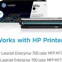 HP 651A Black Toner Cartridge | Works LaserJet Enterprise 700 Color MFP M775 Series | CE340A