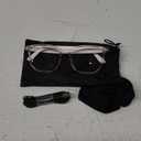 AI Smart Glasses, Bluetooth 5.4 Translation Glasses with 144 Language & Accents, Blue Light Filtering Lenses, Multifunctional Smart Glasses for Men Women, Travel Meeting Trade Business HY-C8 White