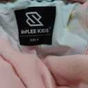 Simplee kids Girls Waterproof Snow Jacket Fleece Winter Windproof Ski Jackets for Toddler Girls Hooded Warm Coat, 8