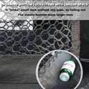Envelope Style Cargo Net Compatible with Hyundai Tucson 2026 2025 2024 2023 2022 2021 2020 2019 2018 2017 2016 2015 Upgraded Car Rear Touring Tailgate Trunk Netting with Heavy Duty Carabiner