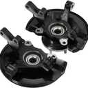 Set of 2 Front Steering Knuckle & Wheel Hub Bearing Assembly