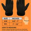 Heat Logic Thermal Winter Gloves for Women, Touchscreen Compatible Cold Weather Hand Gloves, Warm, Windproof and Soft Gloves (Small-Medium, Charcoal Black)