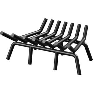 Jusgym Fireplace Grate 21 Inch with 7 Support Legs, Round Solid Steel Heavy Duty Fireplace Log Holder, Fireplace Log Grate for Indoor Fireplace & Outdoor Firepit