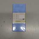 POPRUN 2026 Pocket Monthly Calendar (Jan - Dec), Slim Mini Size-3" x 6.75", 2026 Small Monthly Planner for Purse with Tear-Off Corners, Leather Soft Cover - Black