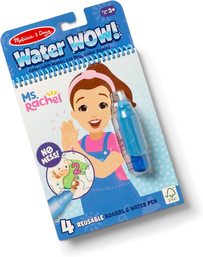 Melissa & Doug Ms. Rachel Water Wow! Color-Reveal Pad Early Learning Toy
