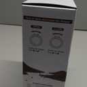 Electric Salt and Pepper Grinder Set Automatic Battery Pepper Mill Shakers Adjustable Coarseness Upgraded Larger Capacity with Led Home and Kitchen Appliances Birthday Gifts for Women Mom (Black)