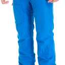 clothin Men's Insulated Ski Pant Fleece-Lined Waterproof Snow Pants Blue, M(Regular Fit)