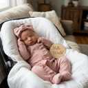 CIYCUIT Baby Girls Cactus Footies Newborn Zip Up Onesie Romper (0-3 Months, D2 Pink)